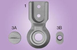 Despiece de articulacin tobillo 3025