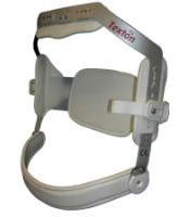 Hyperxtension brace with traditional fastener