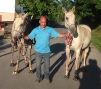 Otilio con caballos