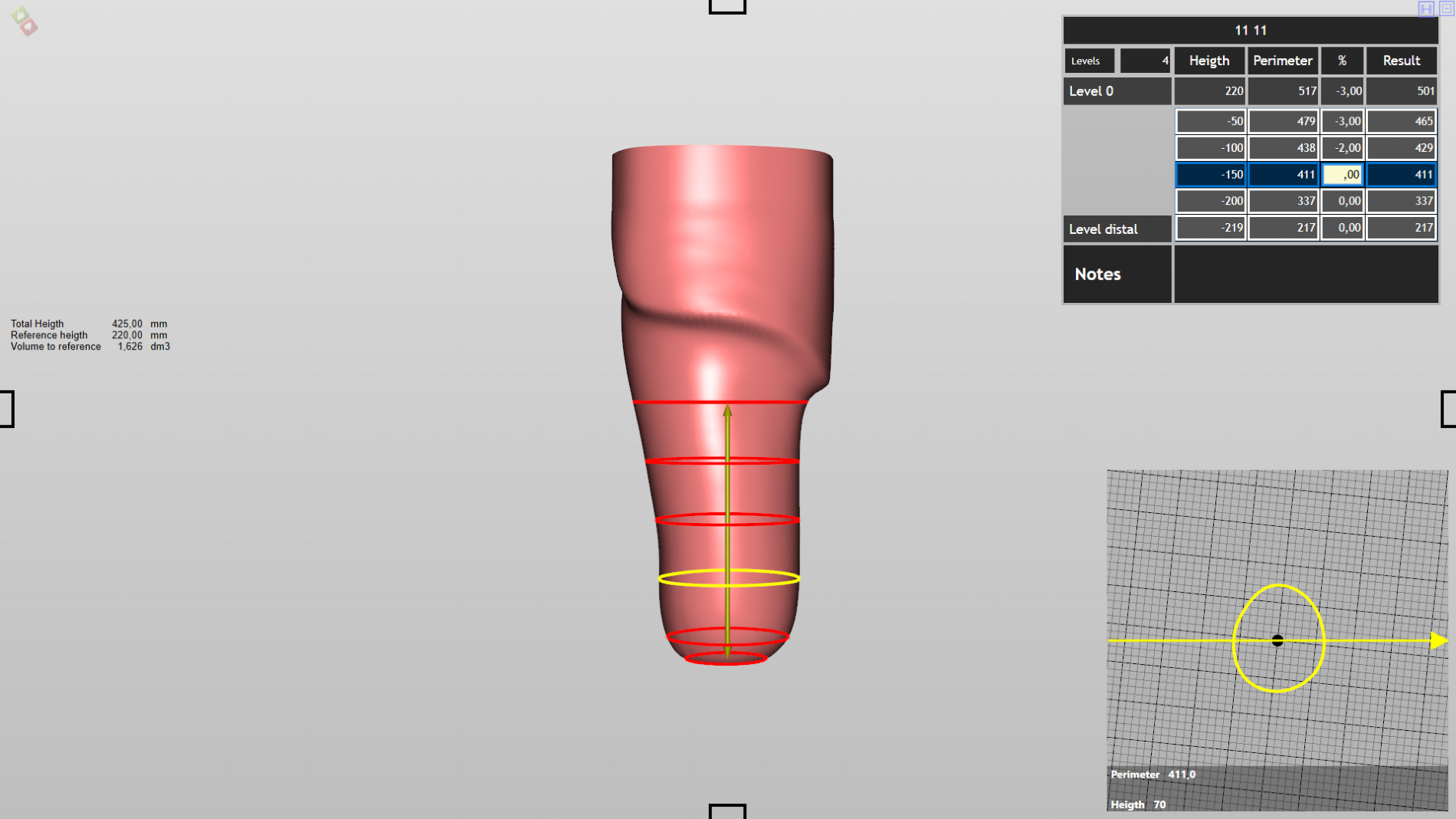 Pi.Cas.So. software designing a prosthesis
